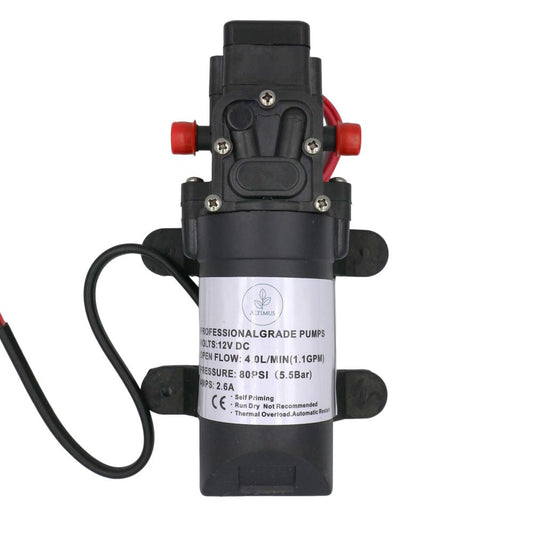 12V Water Pump with 5.5bar Pressure Switch 4.0L/min, 12V DC