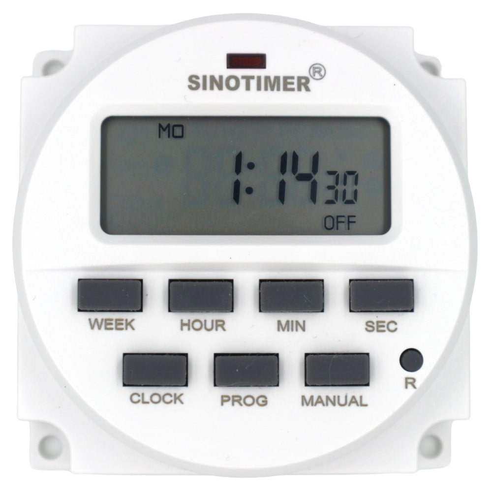 12V 1-Second Interval Timer with Changeover Switch (12V DC, 8 Schedules)