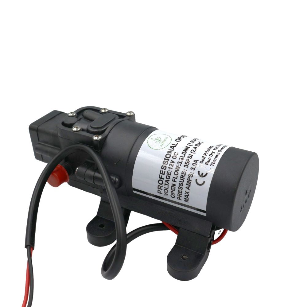 12V Water Pump with 2.4bar Pressure Switch 3.8L/min, 12V DC