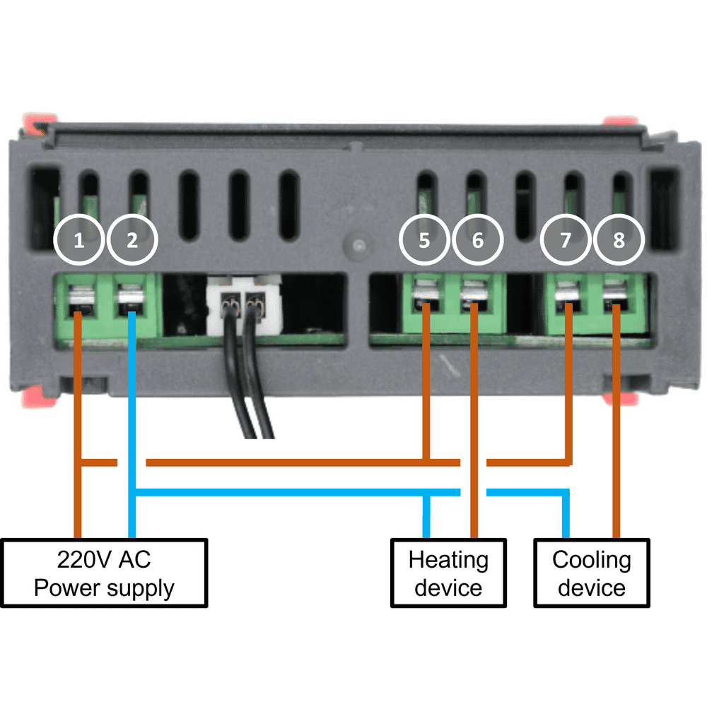 STC-1000 Digital Temperature Controller 220V AC, 2000W